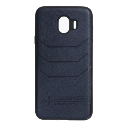 قاب طرح چرم AMG مدل Samsung Galaxy J4 / J400 - سرمه ای