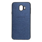قاب طرح پارچه لوگودار Samsung Galaxy J4 / J400 - آبی