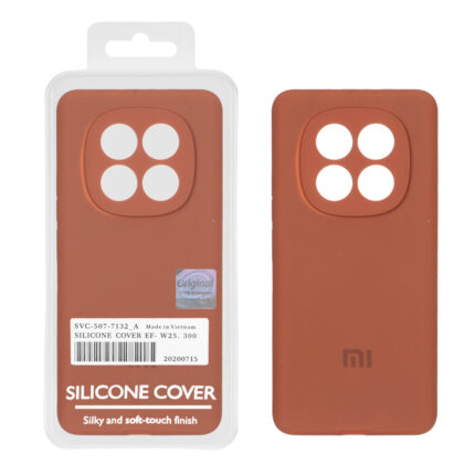 قاب سیلیکونی پاک کنی اورجینال Master Quality مدل Xiaomi Redmi Note 15 / Poco M8 5G - قهوه ای روشن (پک دار)