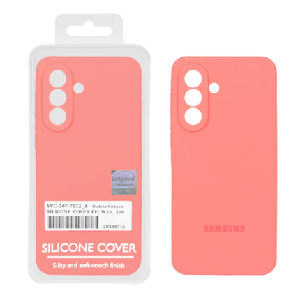 قاب سیلیکونی پاک کنی اورجینال Master Quality مدل Samsung Galaxy A57 - مرجانی (پک دار)
