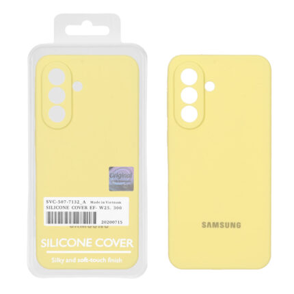 قاب سیلیکونی پاک کنی اورجینال Master Quality مدل Samsung Galaxy A57 - لیمویی (پک دار)
