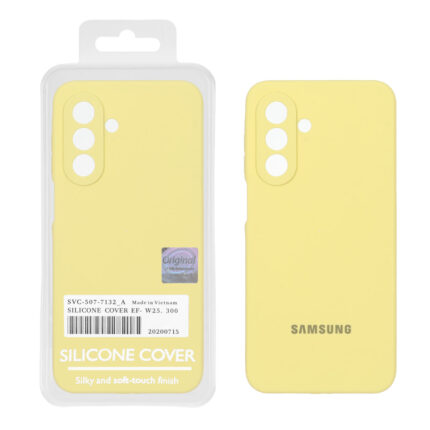 قاب سیلیکونی پاک کنی اورجینال Master Quality مدل Samsung Galaxy A17 / A26 - لیمویی (پک دار)