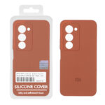 قاب سیلیکونی پاک کنی اورجینال Master Quality مدل Xiaomi Redmi 15 4G - قهوه ای روشن (پک دار)