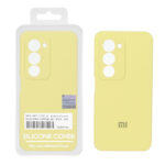 قاب سیلیکونی پاک کنی اورجینال Master Quality مدل Xiaomi Redmi 15 4G - لیمویی (پک دار)