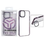 قاب SwitchFlip پشت سخت شفاف محافظ لنز طلقی استندشو Apple iPhone 12 Pro / iPhone 12 - بنفش (پک دار)
