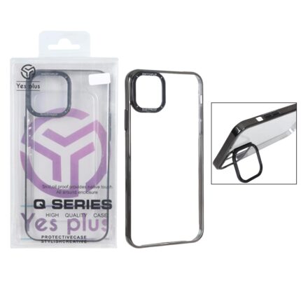 قاب SwitchFlip پشت سخت شفاف محافظ لنز طلقی استندشو Apple iPhone 11 Pro Max - مشکی (پک دار)