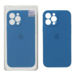 قاب سیلیکونی پاک کنی اورجینال Master Quality مدل Apple iPhone 13 Pro Max - آبی کاربنی (پک دار)