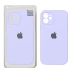 قاب سیلیکونی پاک کنی اورجینال Master Quality مدل Apple iPhone 12 - یاسی (پک دار)