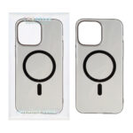 قاب اورجینال کریستالی MagSafe شفاف Creative مدل Apple iPhone 14 Pro Max - مشکی (پک دار)