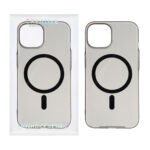 قاب اورجینال کریستالی MagSafe شفاف Creative مدل Apple iPhone 13 / iPhone 14 - مشکی (پک دار)