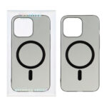 قاب اورجینال کریستالی MagSafe شفاف Creative مدل Apple iPhone 14 Pro - مشکی (پک دار)