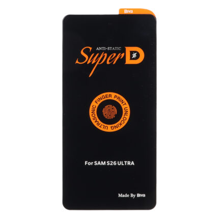 محافظ صفحه نمایش شیشه ای Full Cover Super D Biva مدل Samsung Galaxy S26 Ultra