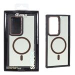 قاب Pro Camera لنز آلومینیومی دودی MagSafe دور هاشور Samsung Galaxy S24 Ultra - صحرایی (پک دار) - MPS