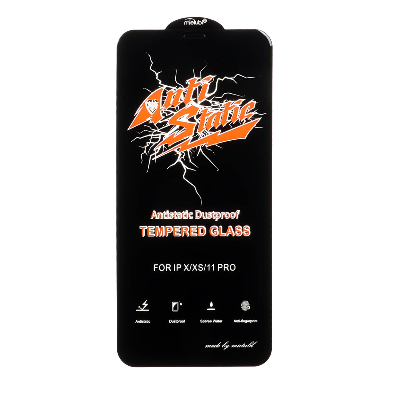 4590740 محافظ صفحه نمایش شیشه ای Full Cover Anti Static Mietubl مدل ORG - Apple iPhone 11 Pro / iPhone XS / iPhone X - تصویر 1