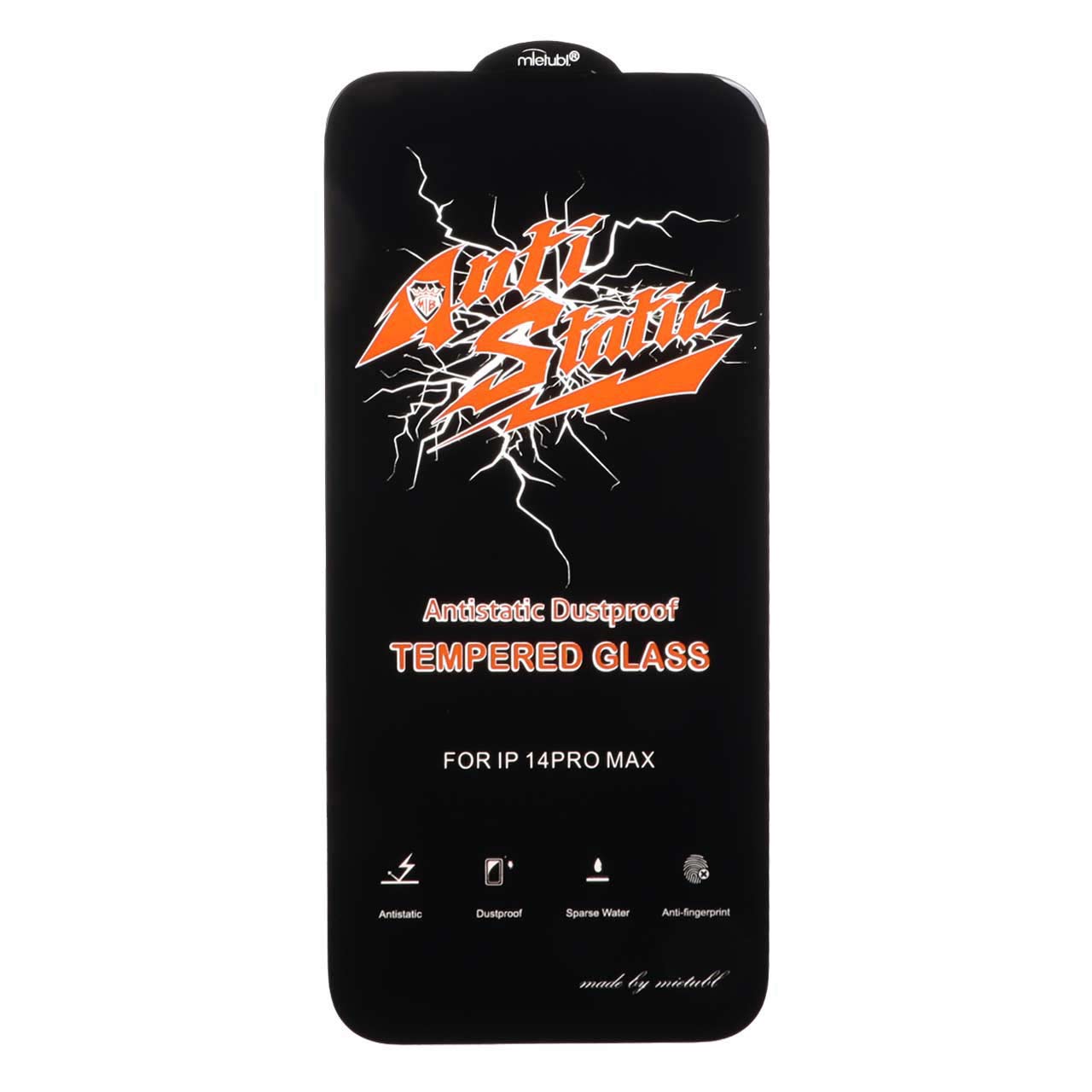 4590752 محافظ صفحه نمایش شیشه ای Full Cover Anti Static Mietubl مدل ORG - Apple iPhone 14 Pro Max - تصویر 1