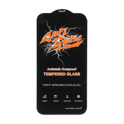 محافظ صفحه نمایش شیشه ای Full Cover Anti Static Mietubl مدل ORG - Apple iPhone 16 Pro Max