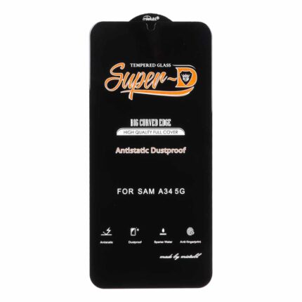 محافظ صفحه نمایش شیشه ای Full Cover Super D Mietubl مدل ORG - Samsung Galaxy A34