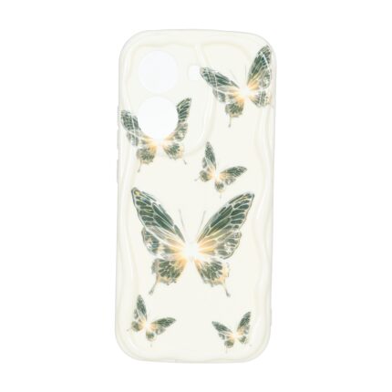 قاب کنگره ای ژله ای طرح دار محافظ لنزدار Xiaomi Poco X7 Pro - کد 227