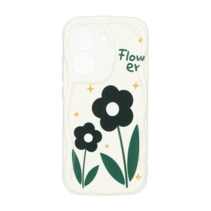 قاب کنگره ای ژله ای طرح دار محافظ لنزدار Xiaomi Poco X7 Pro - کد 228