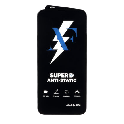 محافظ صفحه نمایش شیشه ای Super D Anti Static ALFA مدل Xiaomi Redmi Note 15 Pro 5G / Mi 15T / Mi 15T Pro / Poco F7