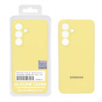 قاب سیلیکونی پاک کنی اورجینال Master Quality مدل Samsung Galaxy S25 FE - لیمویی (پک دار)