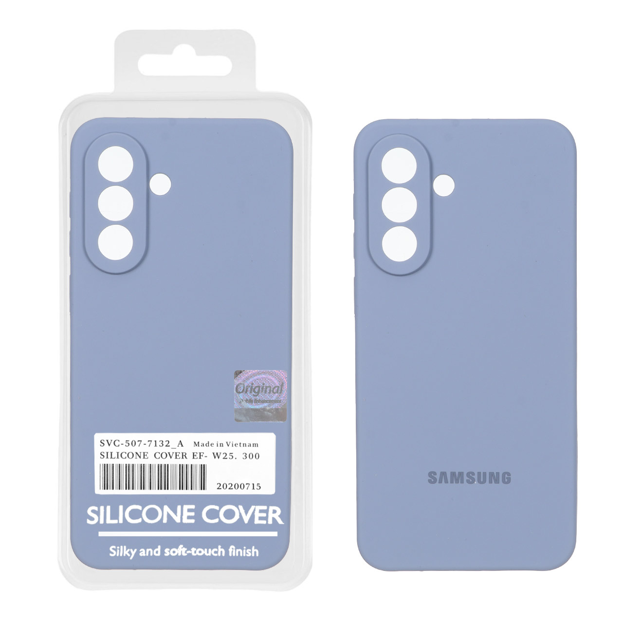 4593638 قاب سیلیکونی پاک کنی اورجینال Master Quality مدل Samsung Galaxy A37 - فیلی (پک دار) - تصویر 1