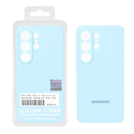 قاب سیلیکونی پاک کنی اورجینال Master Quality مدل Samsung Galaxy S26 Ultra - آبی آسمانی (پک دار)