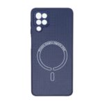 قاب کربنی طرح Magnetic محافظ لنزدار Samsung Galaxy A12 / M12 / F12 - سرمه ای