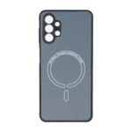 قاب کربنی طرح Magnetic محافظ لنزدار Samsung Galaxy A13 4G - خاکستری