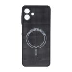 قاب کربنی طرح Magnetic محافظ لنزدار Samsung Galaxy A07 - مشکی