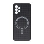 قاب کربنی طرح Magnetic محافظ لنزدار Samsung Galaxy A32 4G - مشکی