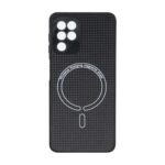 قاب کربنی طرح Magnetic محافظ لنزدار Samsung Galaxy A22 4G / M22 / M32 4G / F22 - مشکی