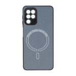 قاب کربنی طرح Magnetic محافظ لنزدار Samsung Galaxy A22 4G / M22 / M32 4G / F22 - خاکستری