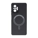 قاب کربنی طرح Magnetic محافظ لنزدار Xiaomi Redmi Note 10 Pro 4G / Redmi Note 10 Pro Max - مشکی