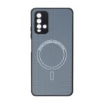 قاب کربنی طرح Magnetic محافظ لنزدار Xiaomi Redmi 9T 4G - خاکستری