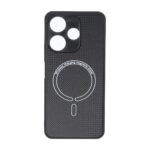 قاب کربنی طرح Magnetic محافظ لنزدار Xiaomi Redmi 13X / Redmi 13 4G / Poco M6 4G - مشکی