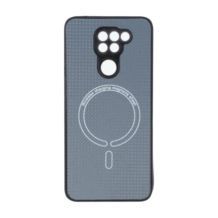 قاب کربنی طرح Magnetic محافظ لنزدار Xiaomi Redmi Note 9 / Redmi 10X 5G / Redmi 10X Pro 5G - خاکستری