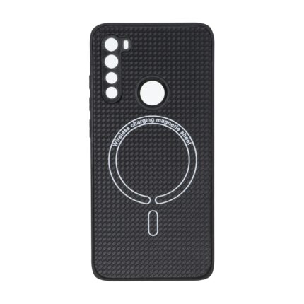 قاب کربنی طرح Magnetic محافظ لنزدار Xiaomi Redmi Note 8 - مشکی