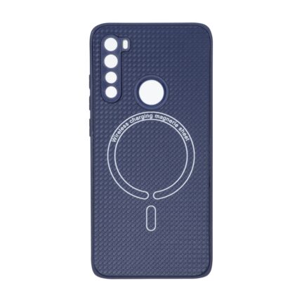قاب کربنی طرح Magnetic محافظ لنزدار Xiaomi Redmi Note 8 - سرمه ای
