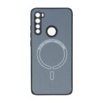 قاب کربنی طرح Magnetic محافظ لنزدار Xiaomi Redmi Note 8 - خاکستری