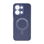 قاب کربنی طرح Magnetic محافظ لنزدار Xiaomi Redmi 15C / Poco C85 - سرمه ای