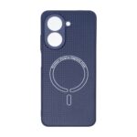 قاب کربنی طرح Magnetic محافظ لنزدار Xiaomi Redmi A5 / Poco C71 - سرمه ای