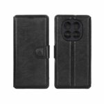 کیف موبایل چرمی مگنتی محافظ لنزدار Xiaomi Redmi Note 15 / Poco M8 5G - مشکی