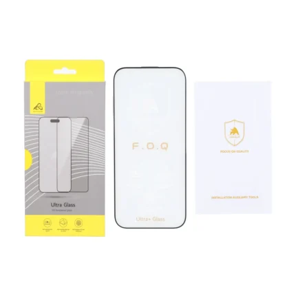 محافظ صفحه نمایش شیشه ای اورجینال Ultra Glass Ushield مدل Apple iPhone 17 / iPhone 16 Pro (پک دار)