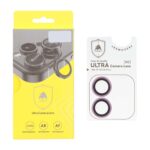 محافظ لنز رینگی اورجینال Ultra Camera Lens Ushield شابلون دار Apple iPhone 16 / iPhone 16 Plus - صورتی (پک دار)