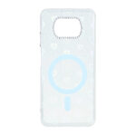 قاب قلبی هولوگرامی طرح مگ سیف نگین دار Xiaomi Poco X3 / Poco X3 Pro / Poco X3 NFC - آبی