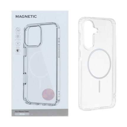 قاب اورجینال Magnetic دور ژله ای MagSafe مدل Samsung Galaxy A37 - سفید (پک دار)