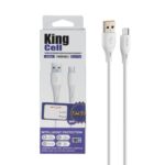 کابل شارژ فست King Cell Type-C مدل KC-T14 - سفید - ASP (گارانتی شش ماهه آروین)