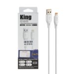 کابل شارژ فست آیفون King Cell مدل KC-T16 - سفید - ASP (گارانتی شش ماهه آروین)
