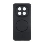 قاب شطرنجی طرح مگ سیف محافظ لنزدار Xiaomi Redmi Note 15 / Poco M8 5G - مشکی